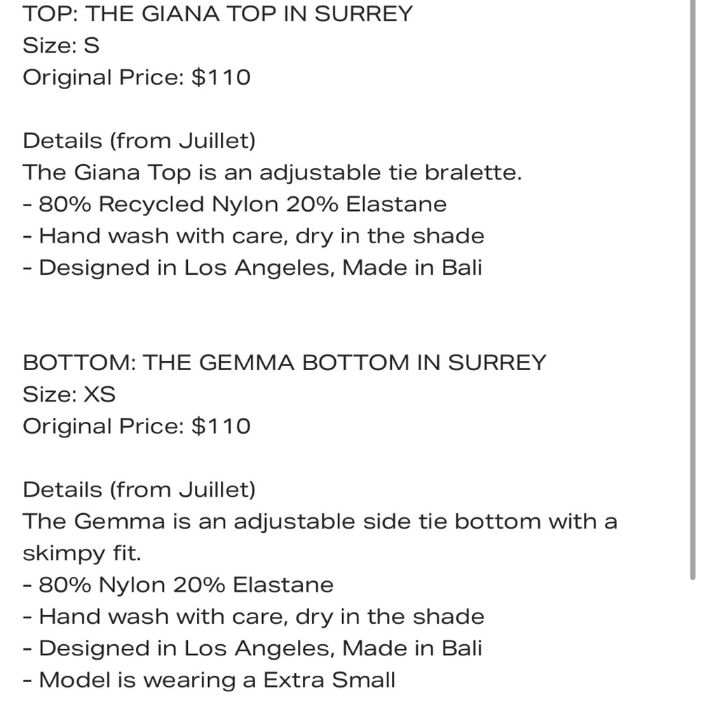 Juillet String Bikini Set - image 4